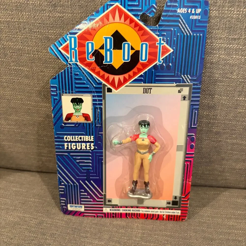 LOT 8 ReBoot Collectible Action Figures Irwin 1995